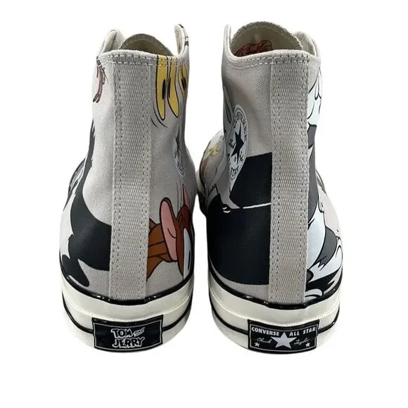 Converse x Tom and Jerry Chuck 70 Limited Edition Hightop Sneakers Shoes Size 16